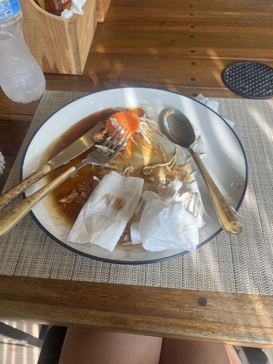Rice and mains at Crash